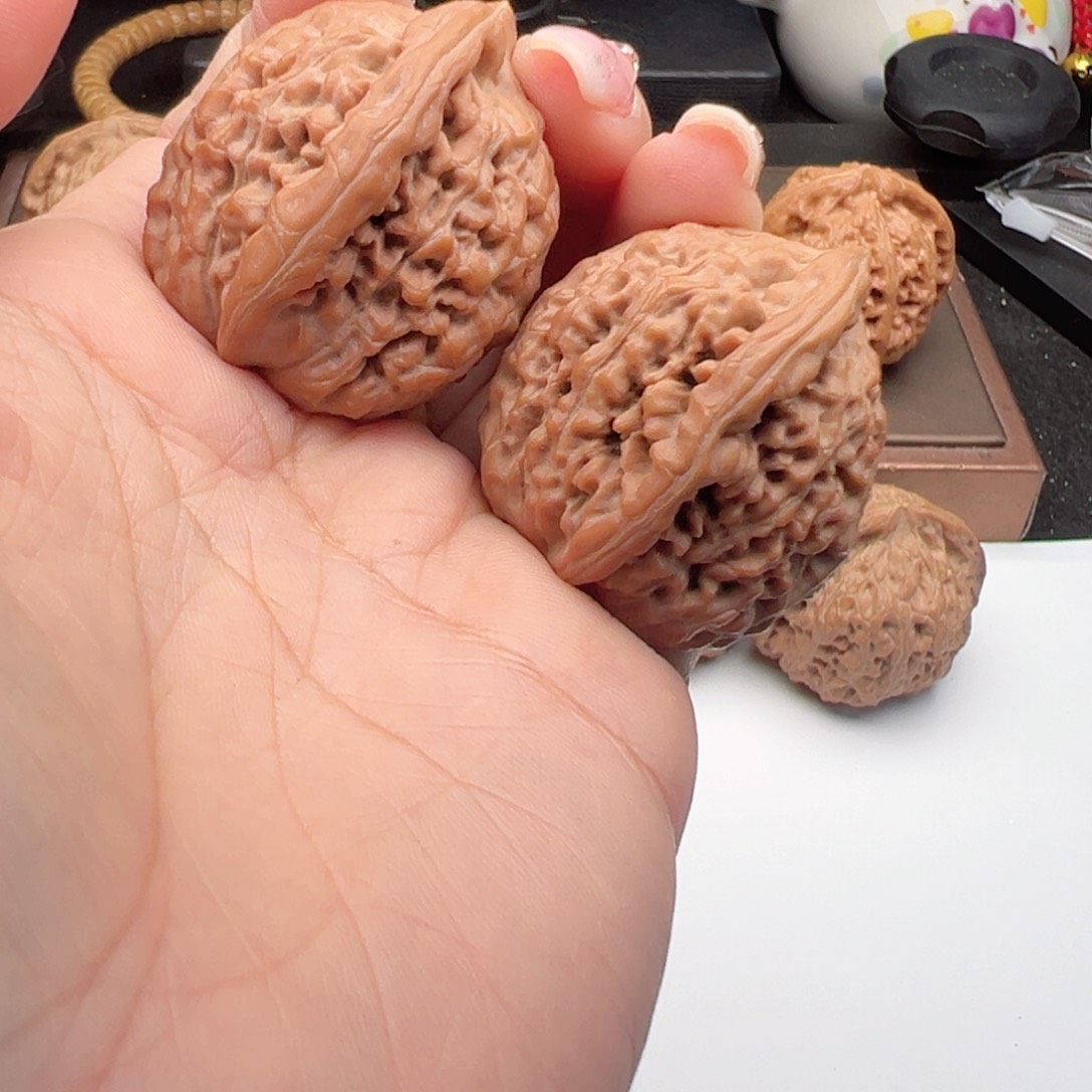 文玩核桃把件莲花35