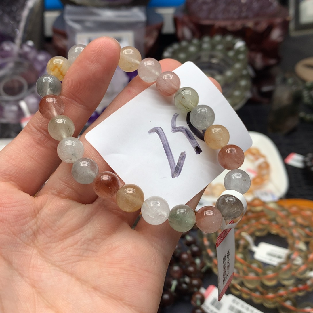 水晶手链未镶嵌天然