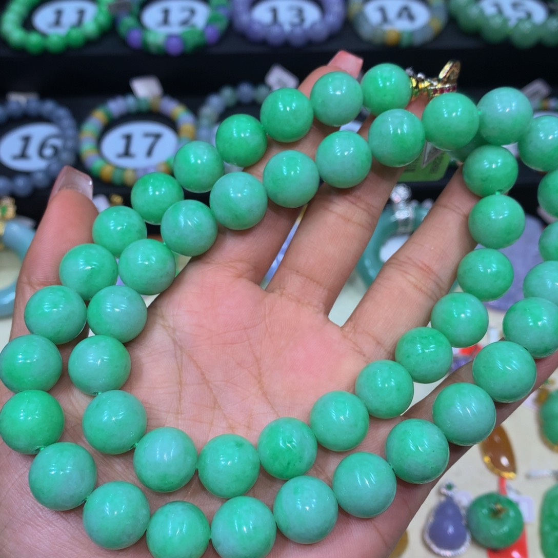 翡翠未镶嵌颈饰翡翠12.6-13.2