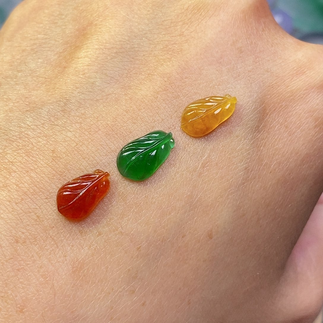 翡翠颈饰未镶嵌翡翠