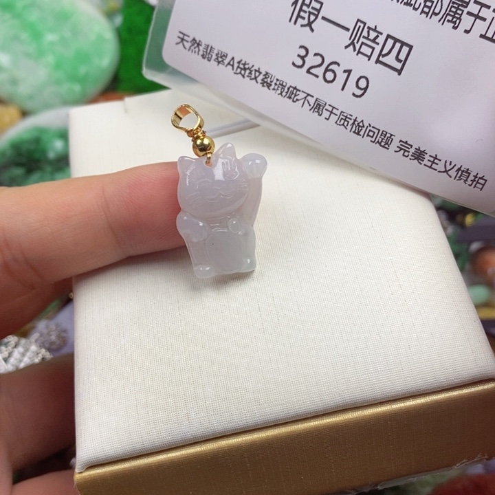 不****翡翠未镶嵌吊坠(赠链)