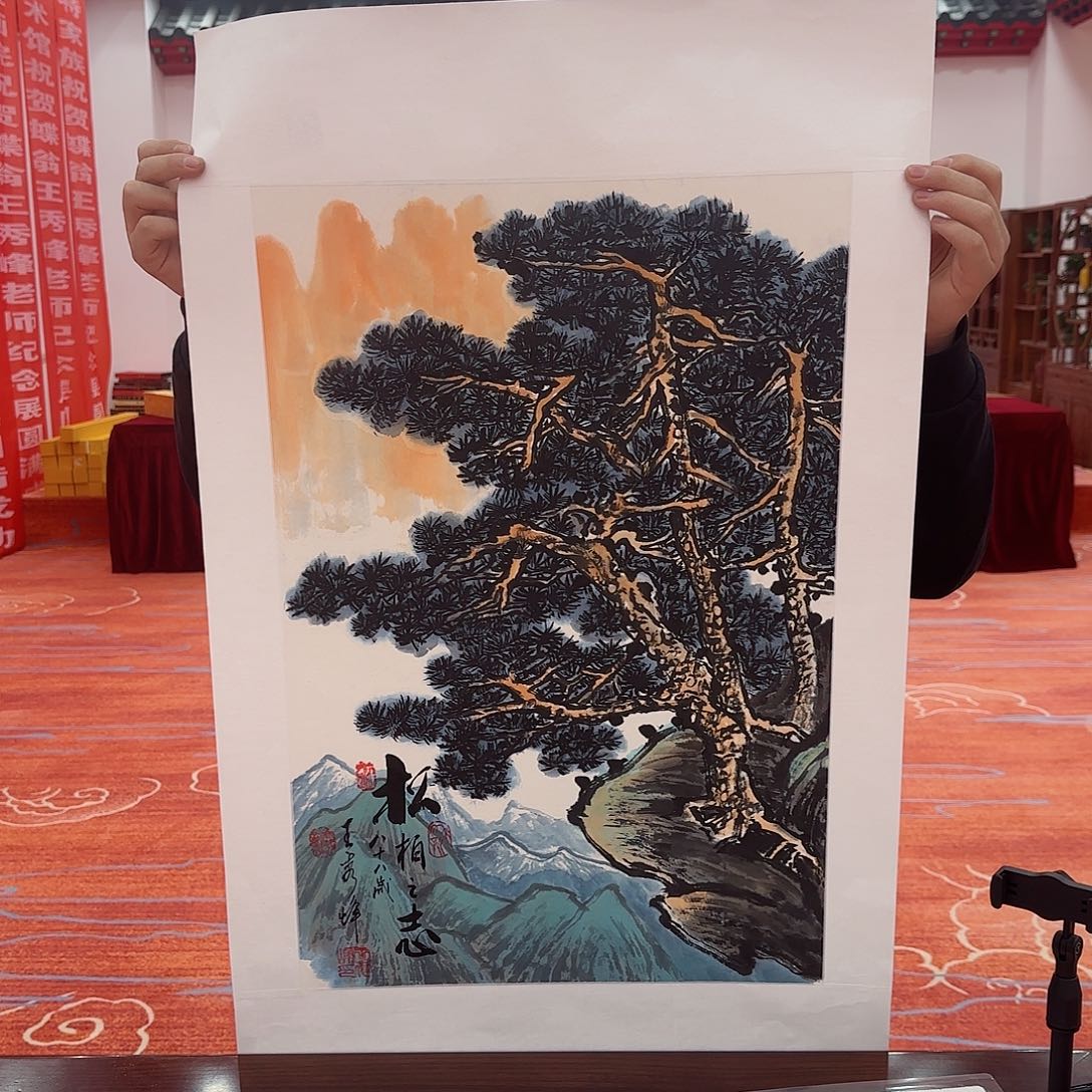 国画艺术家的作品