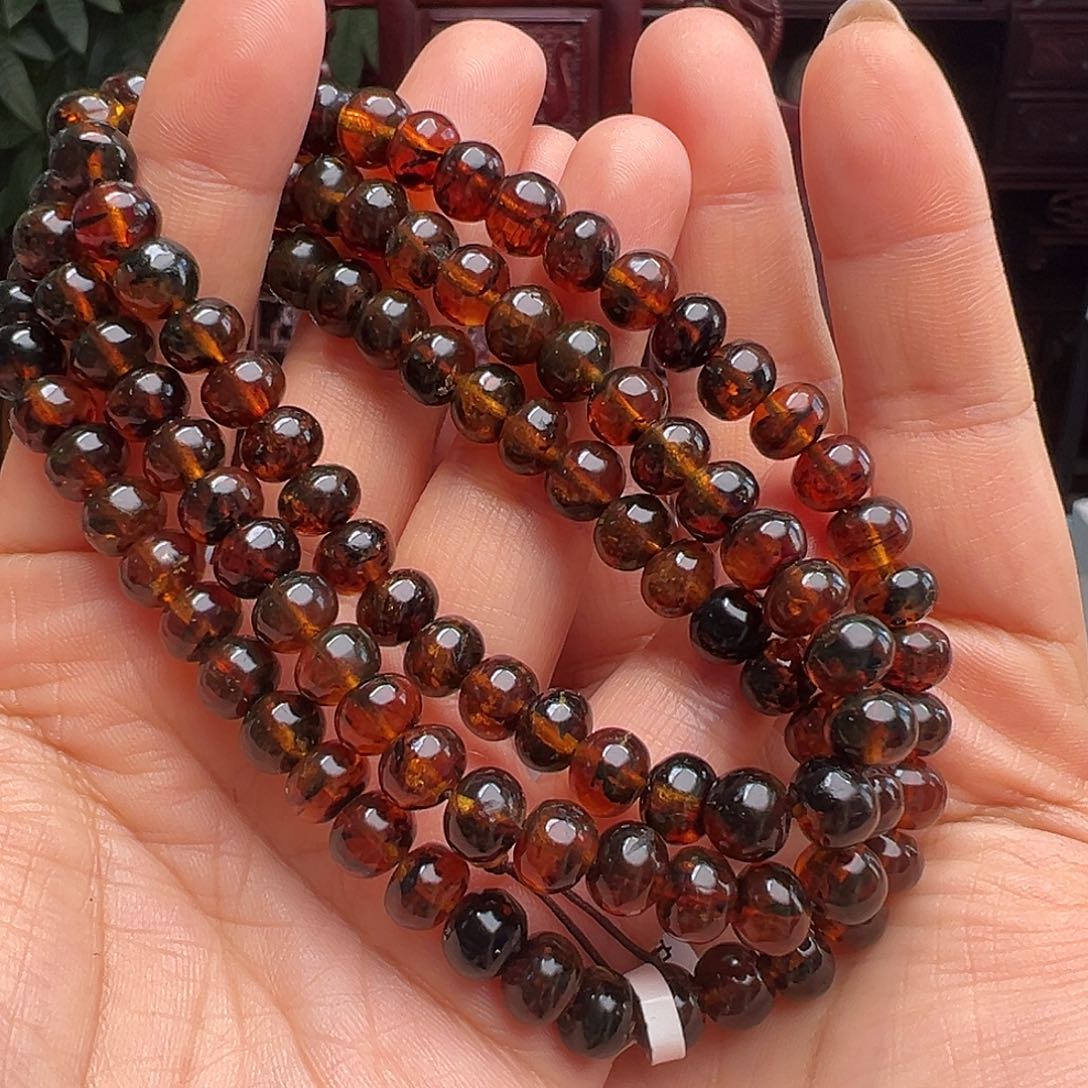 琥珀未镶嵌裸石抚顺琥珀20574八