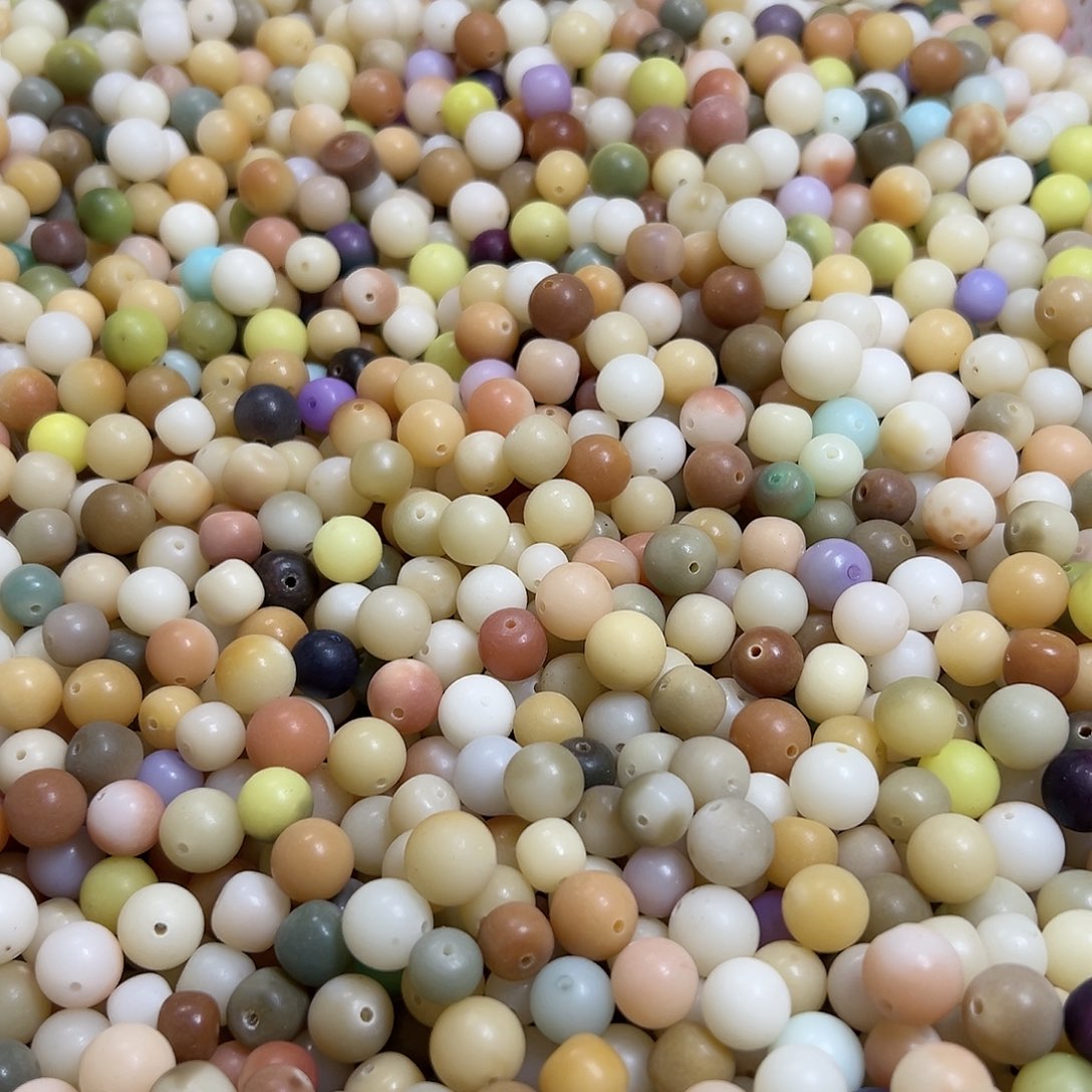 菩提根/象牙果吊坠200颗多宝混珠瑕疵