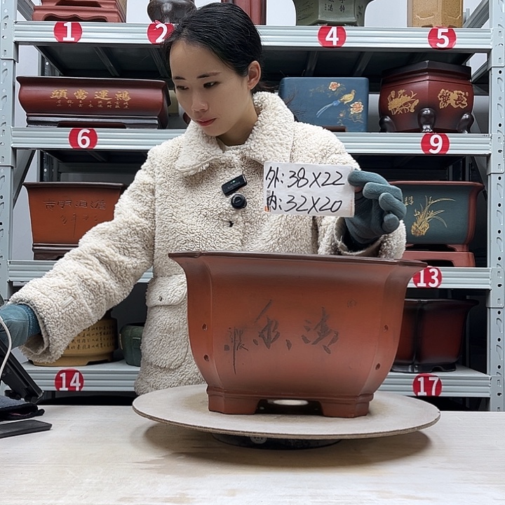 紫砂花盆紫砂花盆