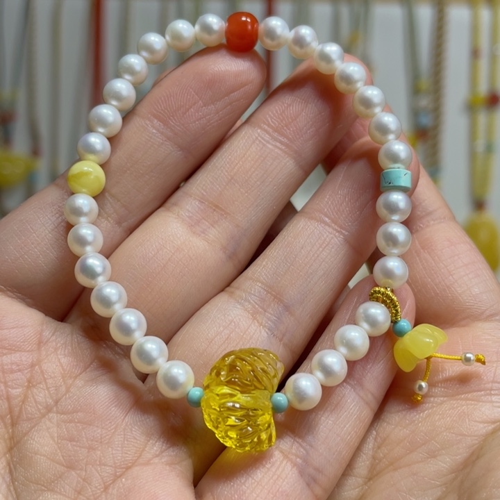 淡水珍珠手绳未镶嵌5.3mm