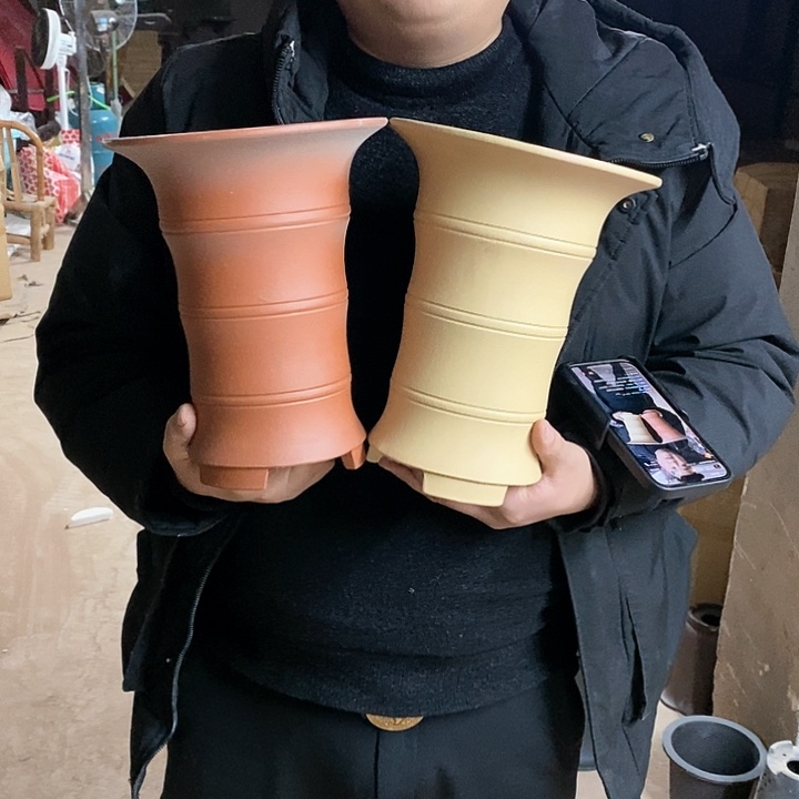 紫砂花盆紫砂花盆