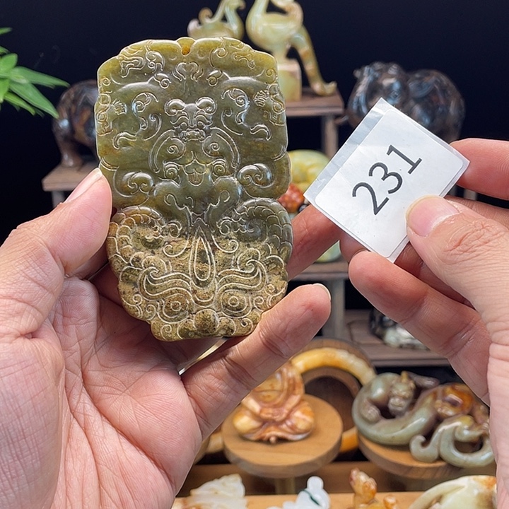 和田玉（糖玉）未镶嵌挂件