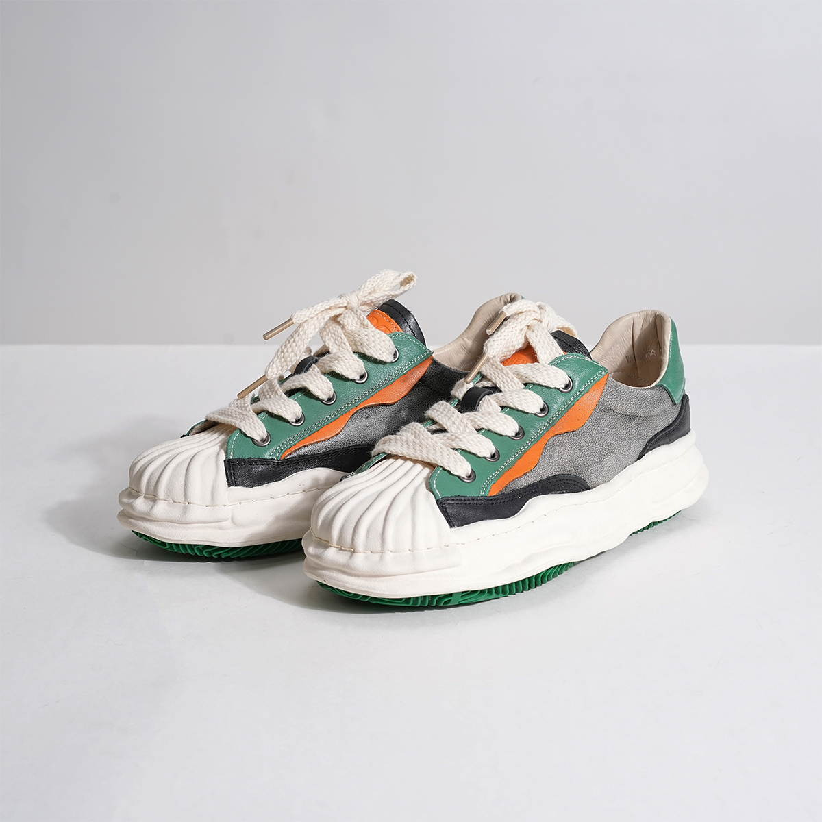 时尚休闲鞋民族风休闲鞋时尚粘胶鞋圆头中口春季拼色 WYS-003