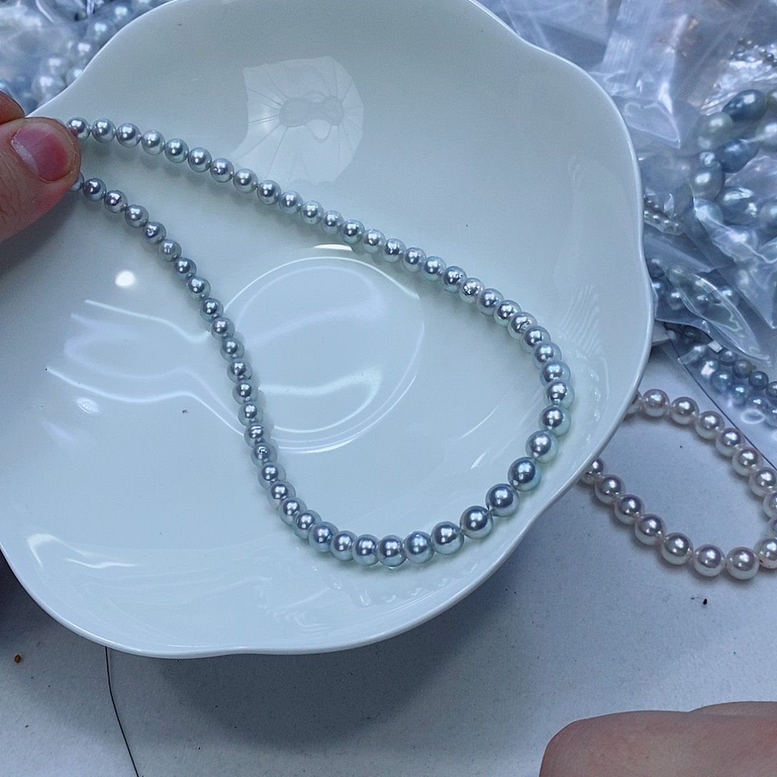 海水珍珠颈饰银S925镶嵌