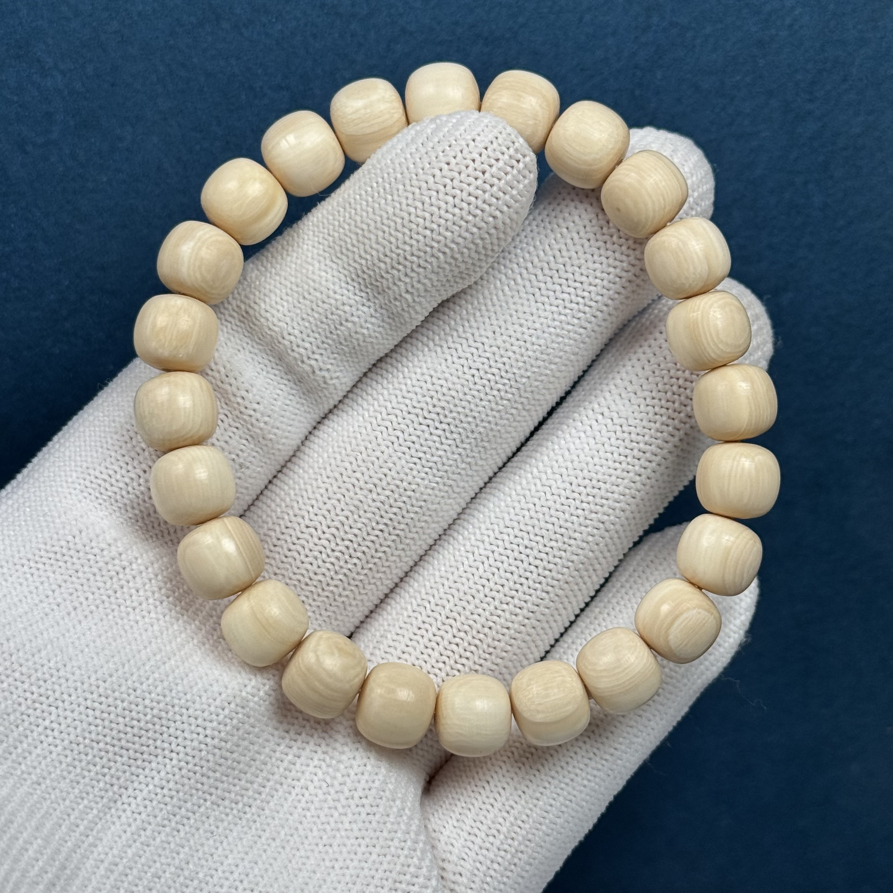 U40-61天然猛犸牙 瑕疵特价老型手串9+mm支持复检假一罚十