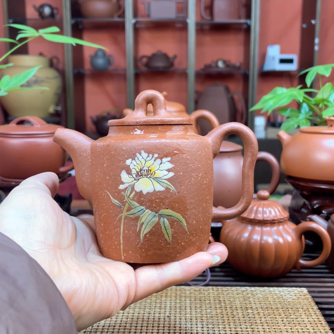 茶壶紫砂粗砂半手工制作