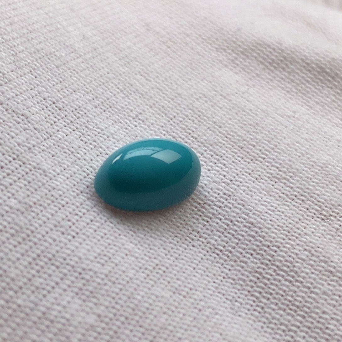 晚***月绿松石合金手链湖北原矿绿松石