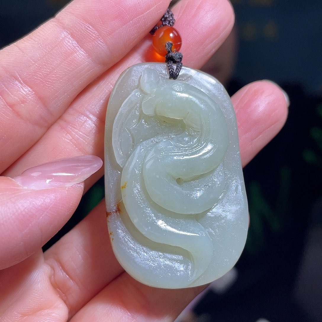 和田玉颈饰未镶嵌