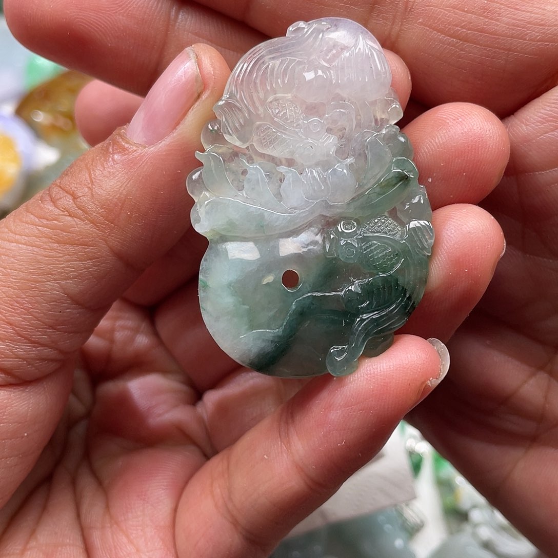 颈饰未镶嵌翡翠翡玉缘翡翠