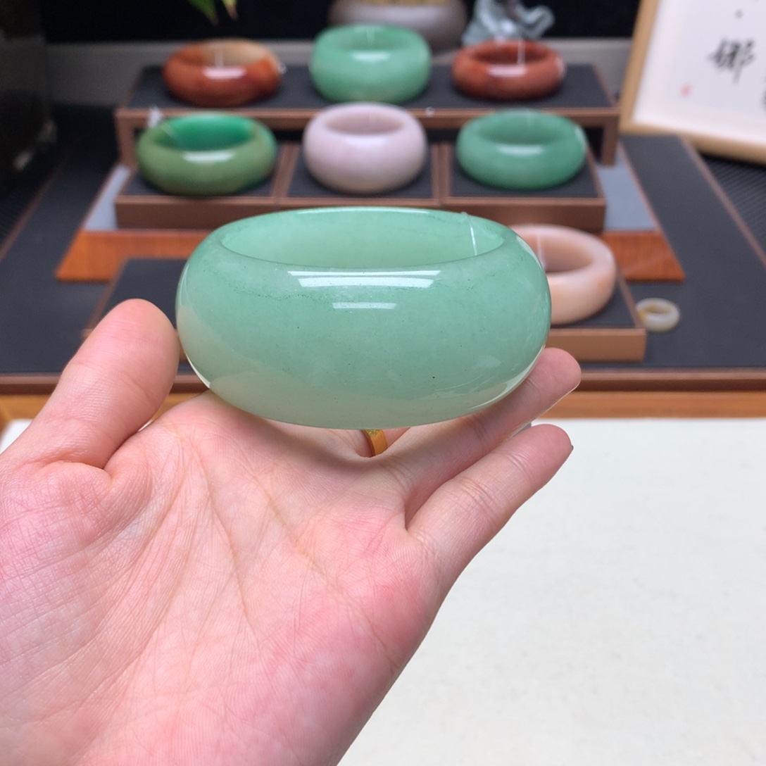 冰***檬石英质玉（非洲翠）未镶嵌舍