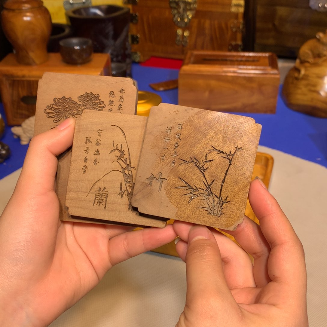 金丝楠金丝楠茶杯垫