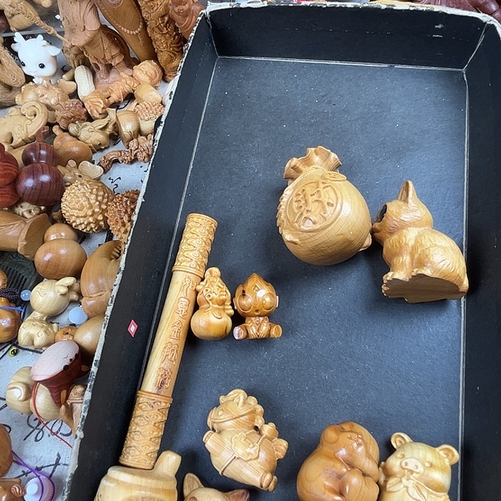 金***花木崖柏木瑕疵小动物等等金箍棒