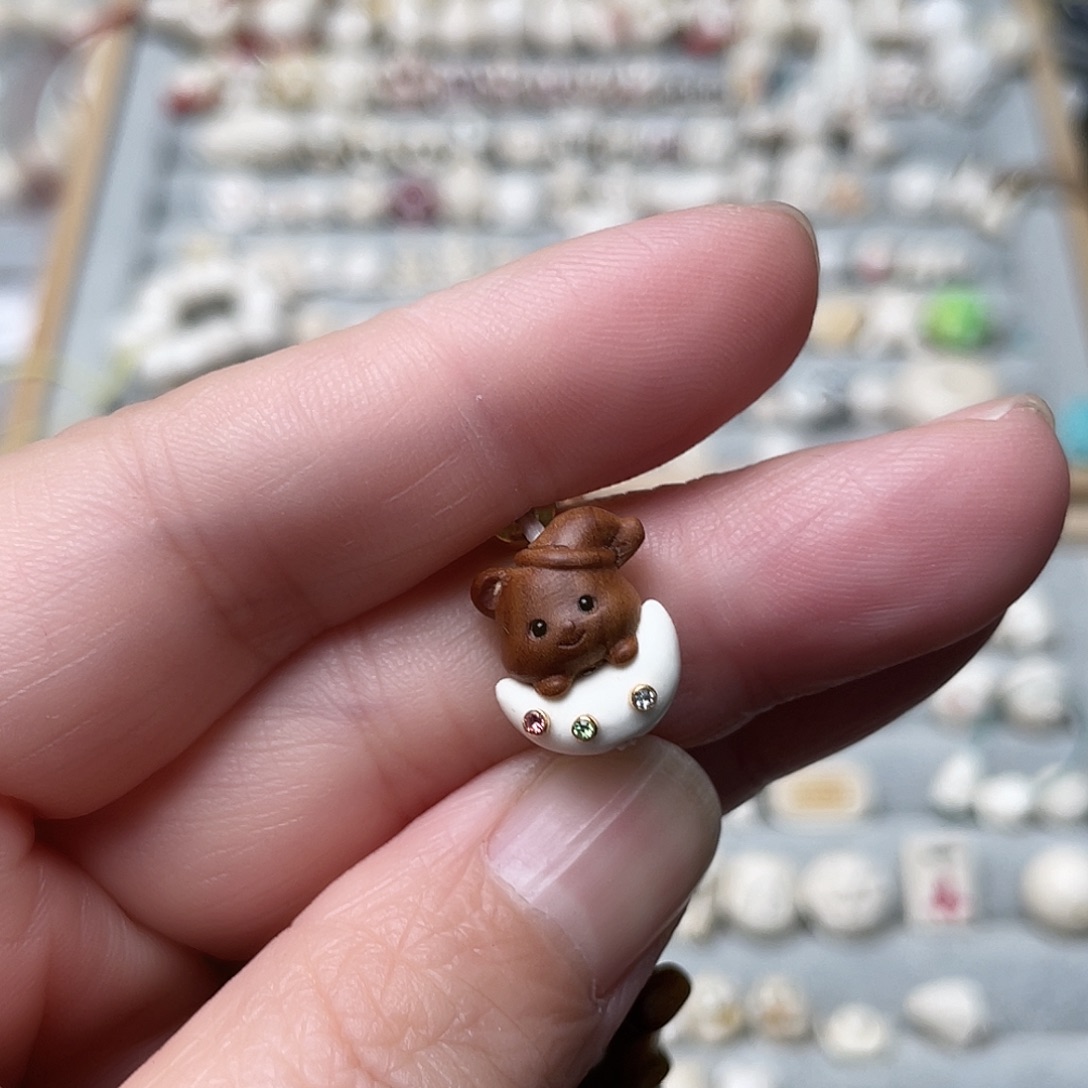 猛犸象牙手串/手链/手镯月亮熊