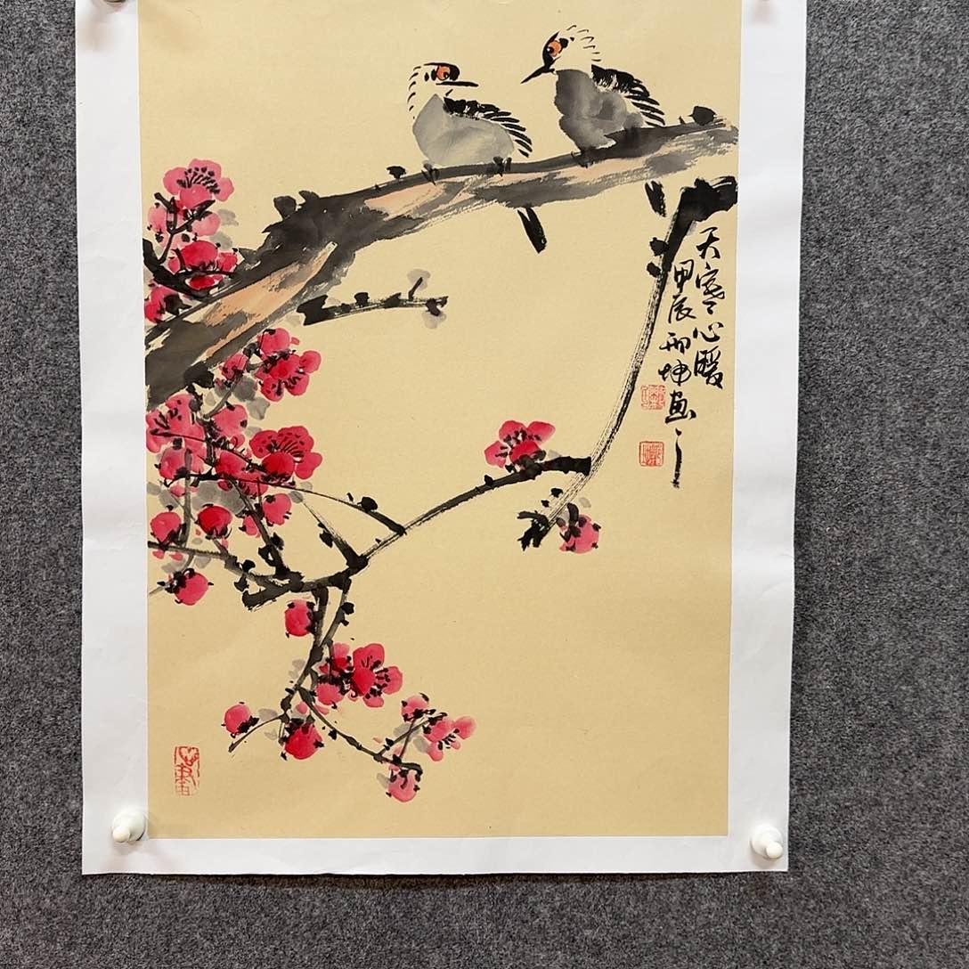 国画邢坤老师手绘作品