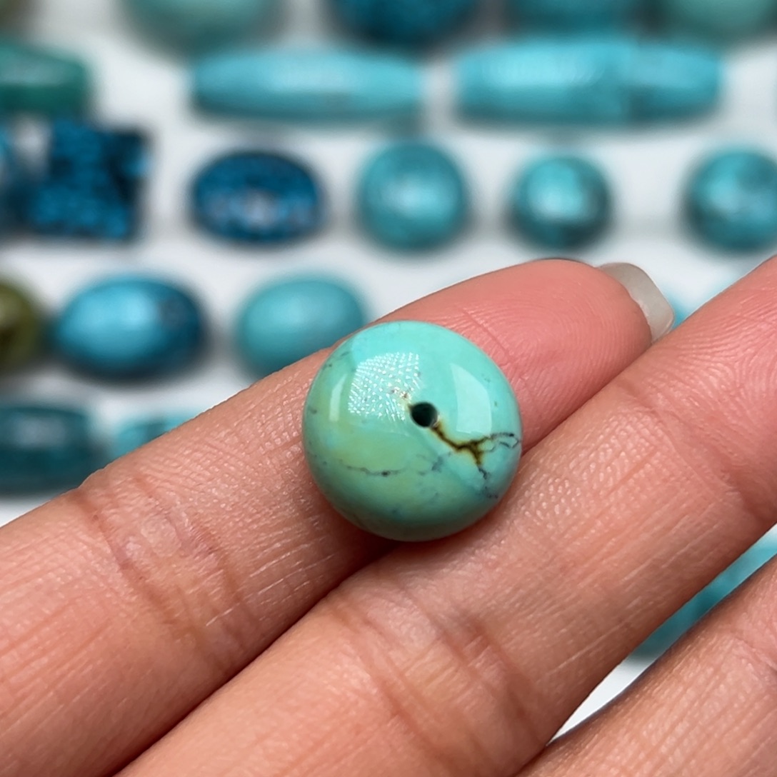 绿松石珠宝奇石未镶嵌