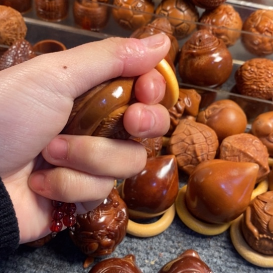 橄榄核吊坠馒头花苞