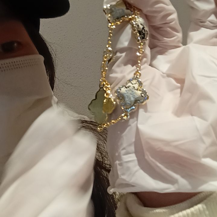 织绣和平小屋助力非遗蜀锦 四芒星手链黑白