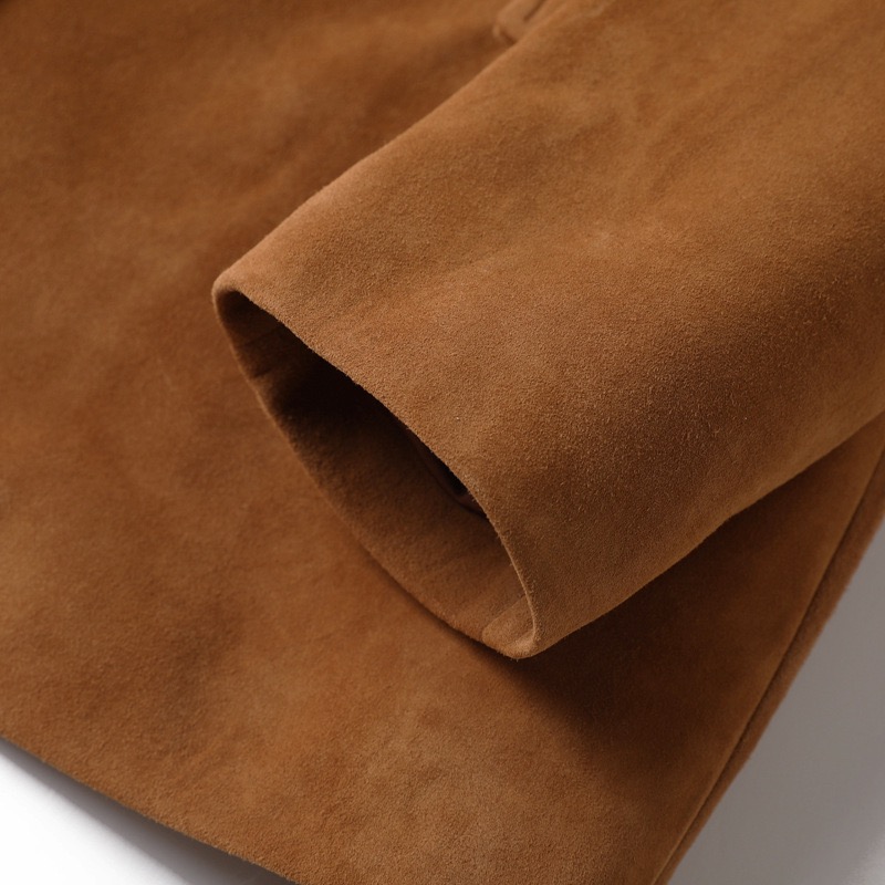 秋冬新款 集合链接真皮皮毛一体夹克外套女