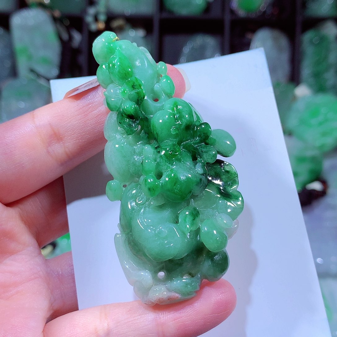 翡翠吊坠(不含链)未镶嵌