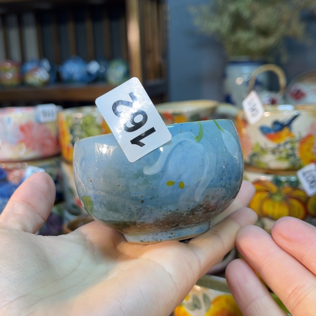 杯素浅陶瓷手工手绘