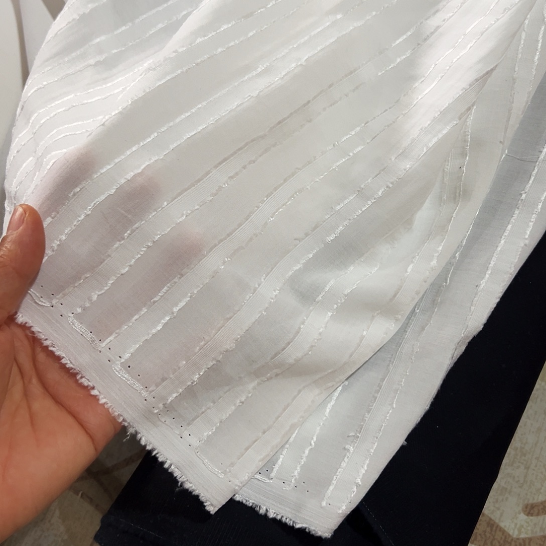 棉一米价港货白色剪花天丝棉1.4米宽果子对面仓库