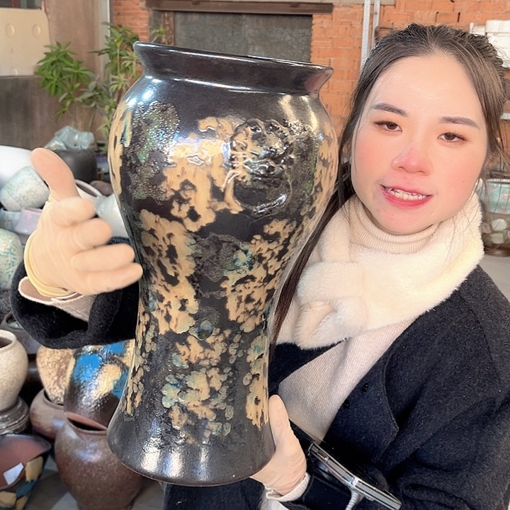 正品口18高40花盆……