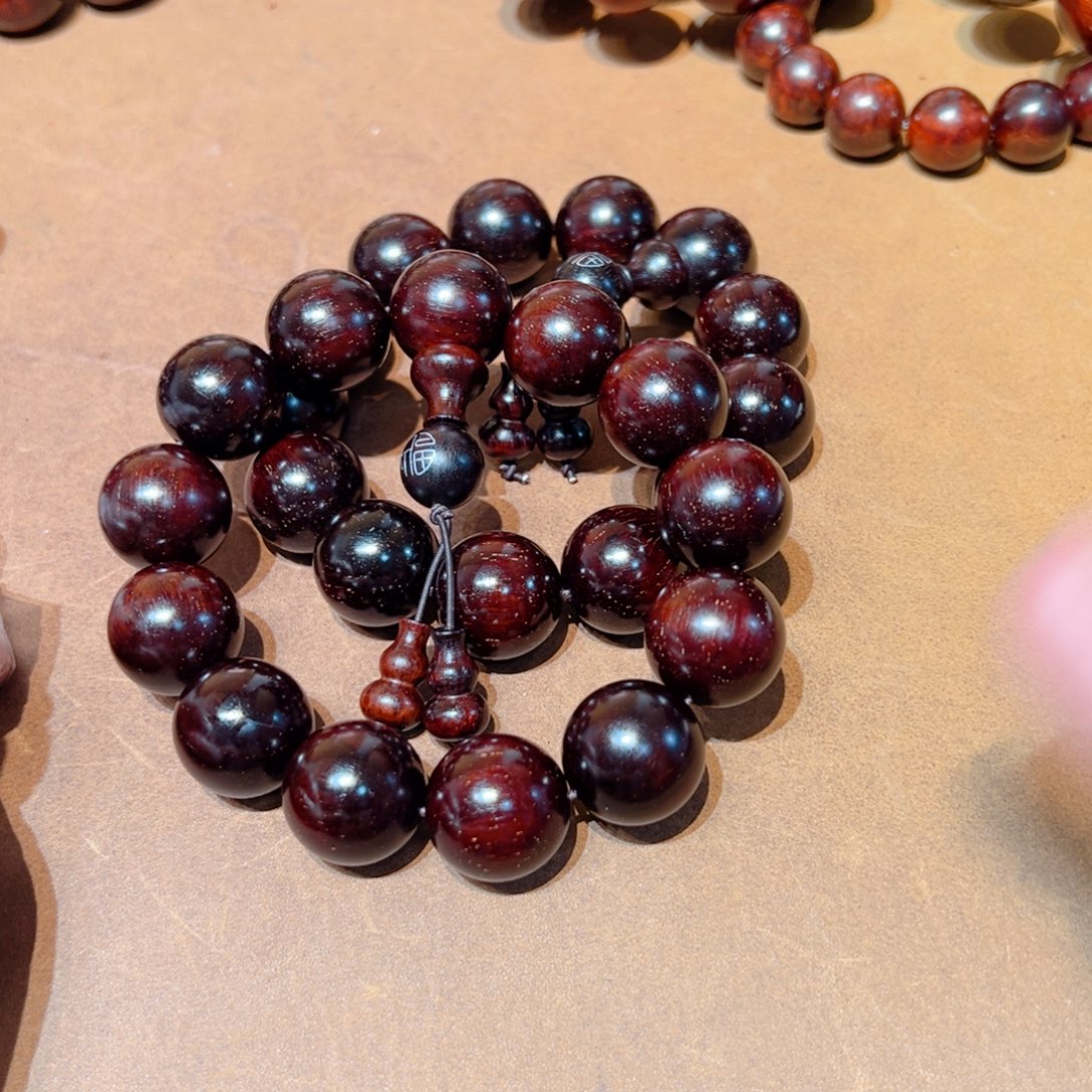 手串/手链小叶紫檀1.8多金星