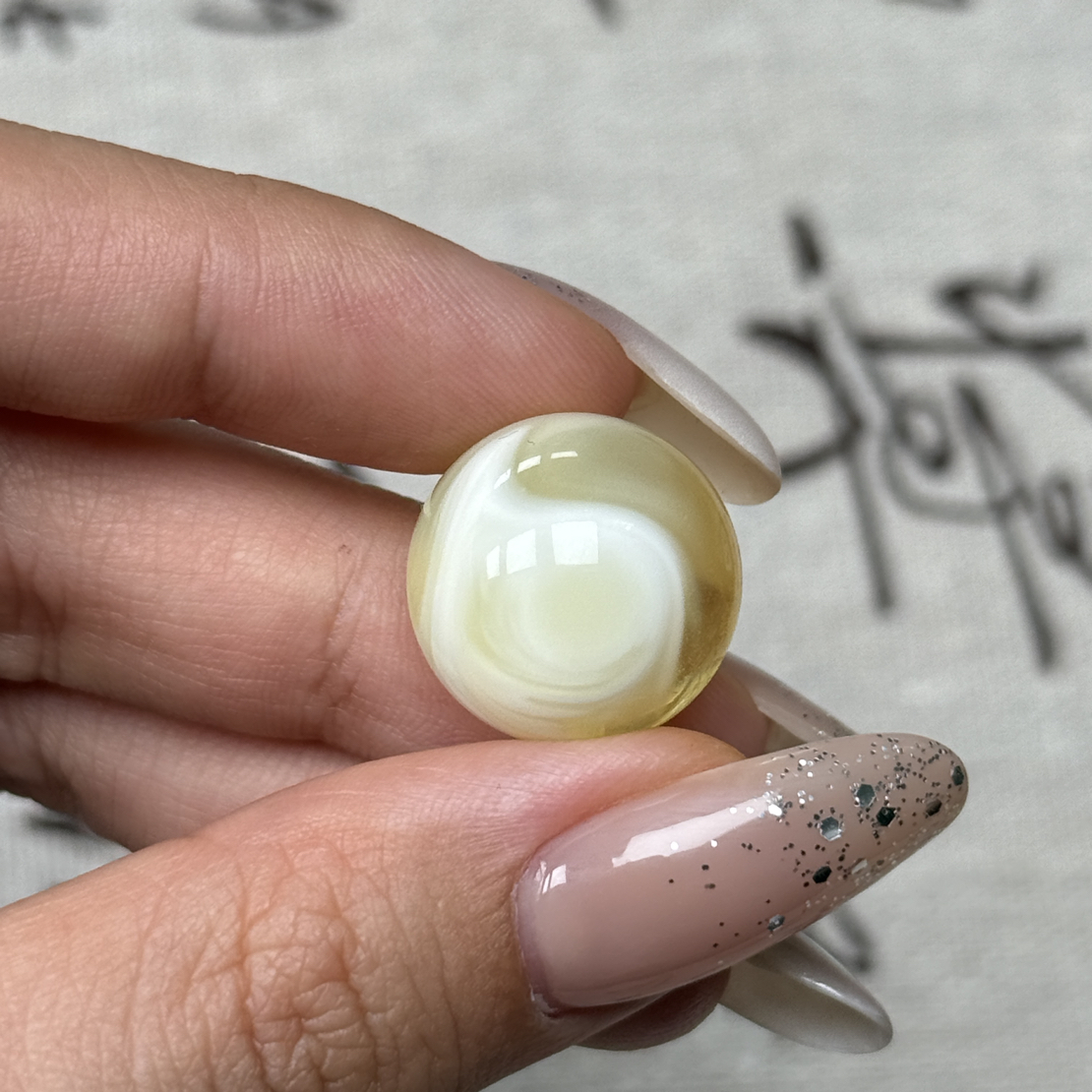 17.5mm 小刘珠宝天然原矿琥珀蜜蜡圆珠