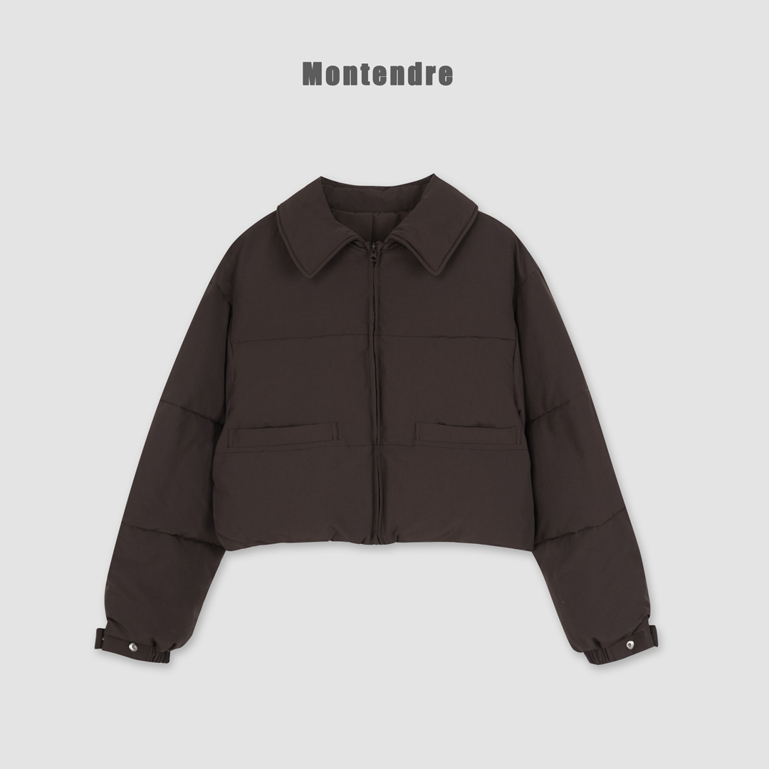 【Montendre】 冬季新款 E 客供面料保暖面包厚实百搭棉服女