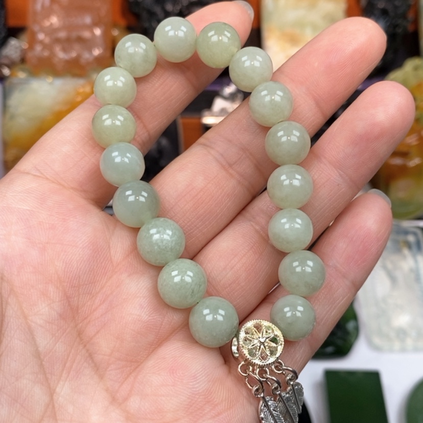 【闪购商品】蛇纹石玉未镶嵌颈饰恺*谦