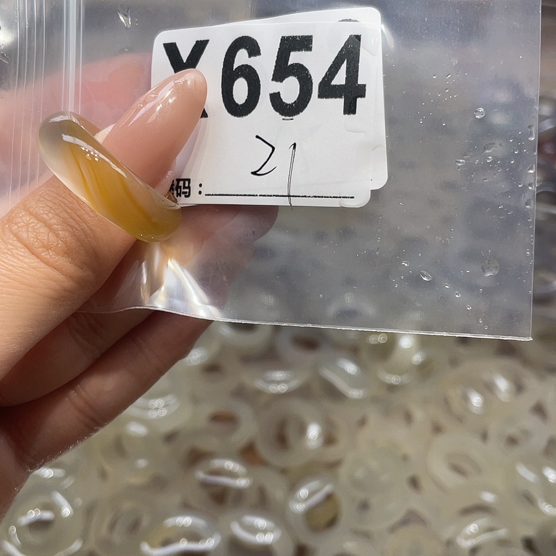 玛瑙/玉髓未镶嵌戒指654