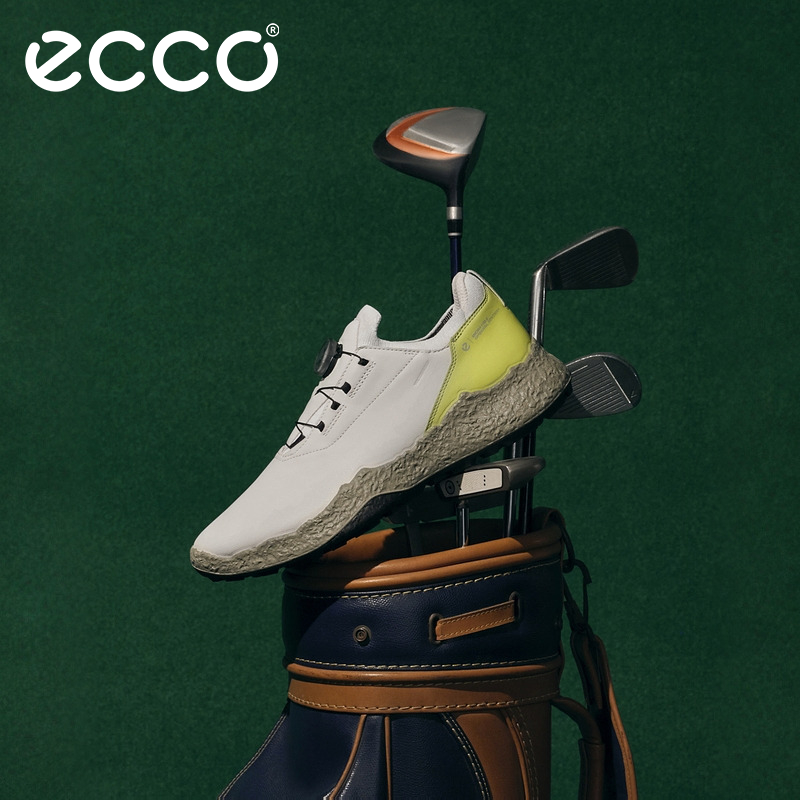ECCO爱步高尔夫男鞋 轻盈支撑回弹牛皮舒适GLOF BIOM C5 138084