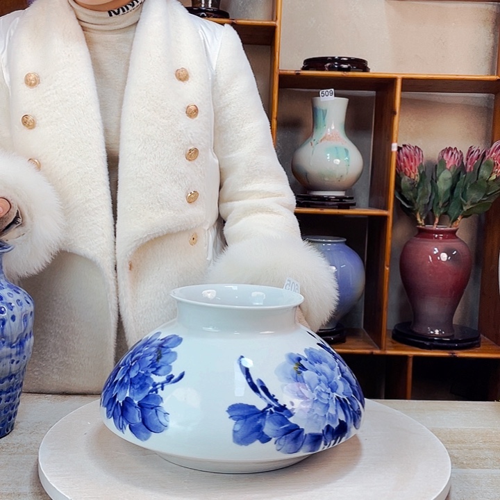 摆件微瑕605 景德镇陶瓷艺术精品