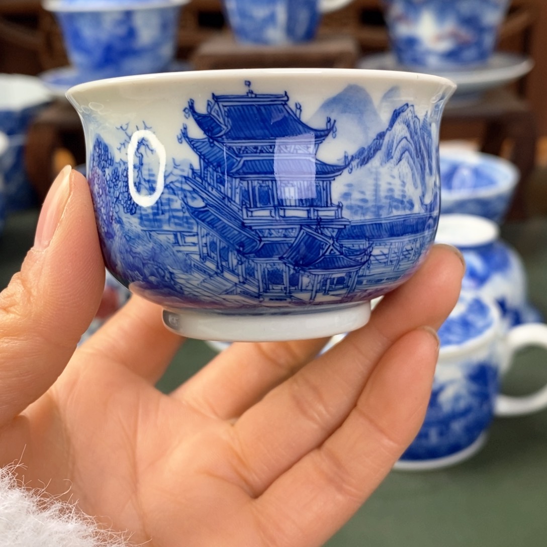 杯景德镇陶瓷手工手绘