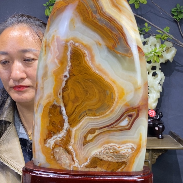 石材精品古青石摆件