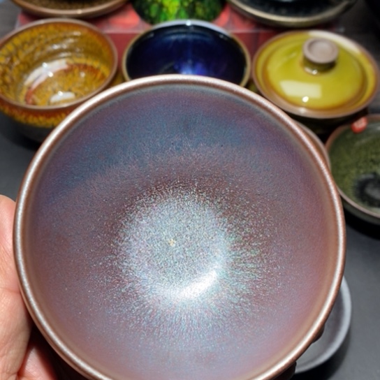 茶盏建盏主人杯茶壶盖碗品茗杯009