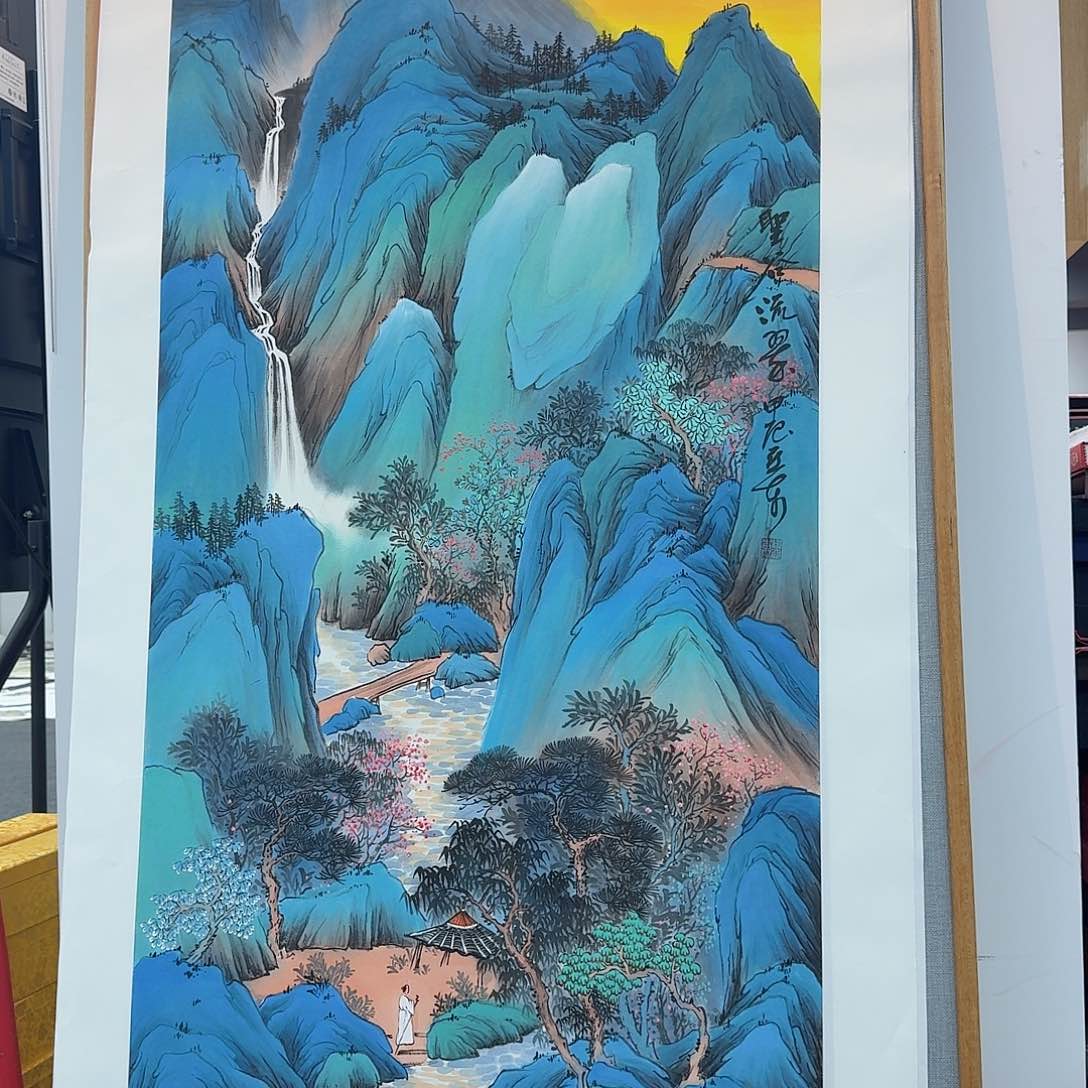 国画多次参加国内外大型