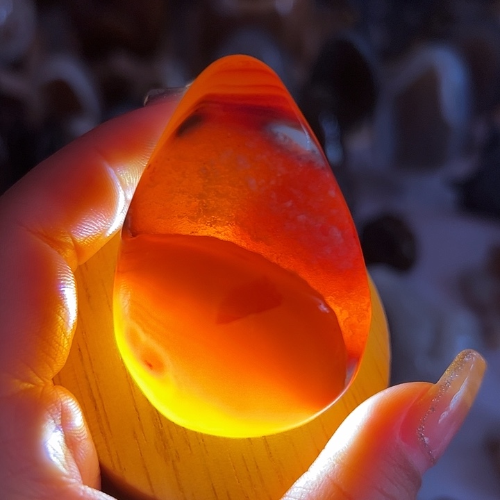 玛瑙/玉髓无未镶嵌红蛋