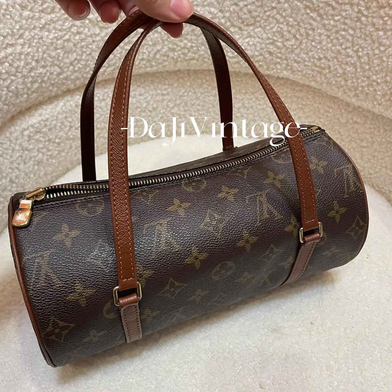 99新 LouisVuitton/路易威登 大吉中古/LV 老花巴比龙26手提包