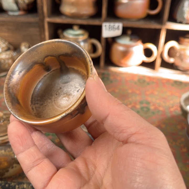 壶柴烧茶器主人杯子