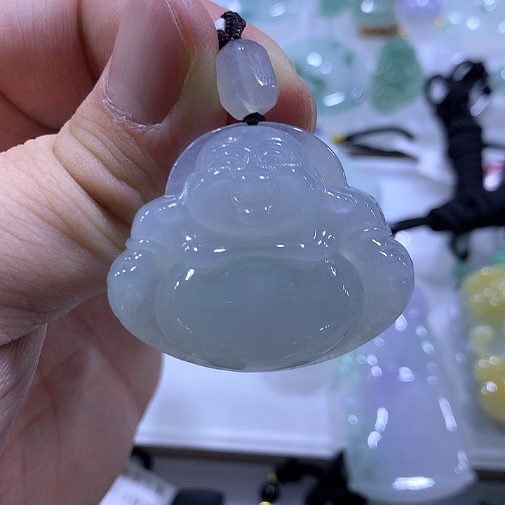 翡翠颈饰未镶嵌天然翡翠A货吊坠