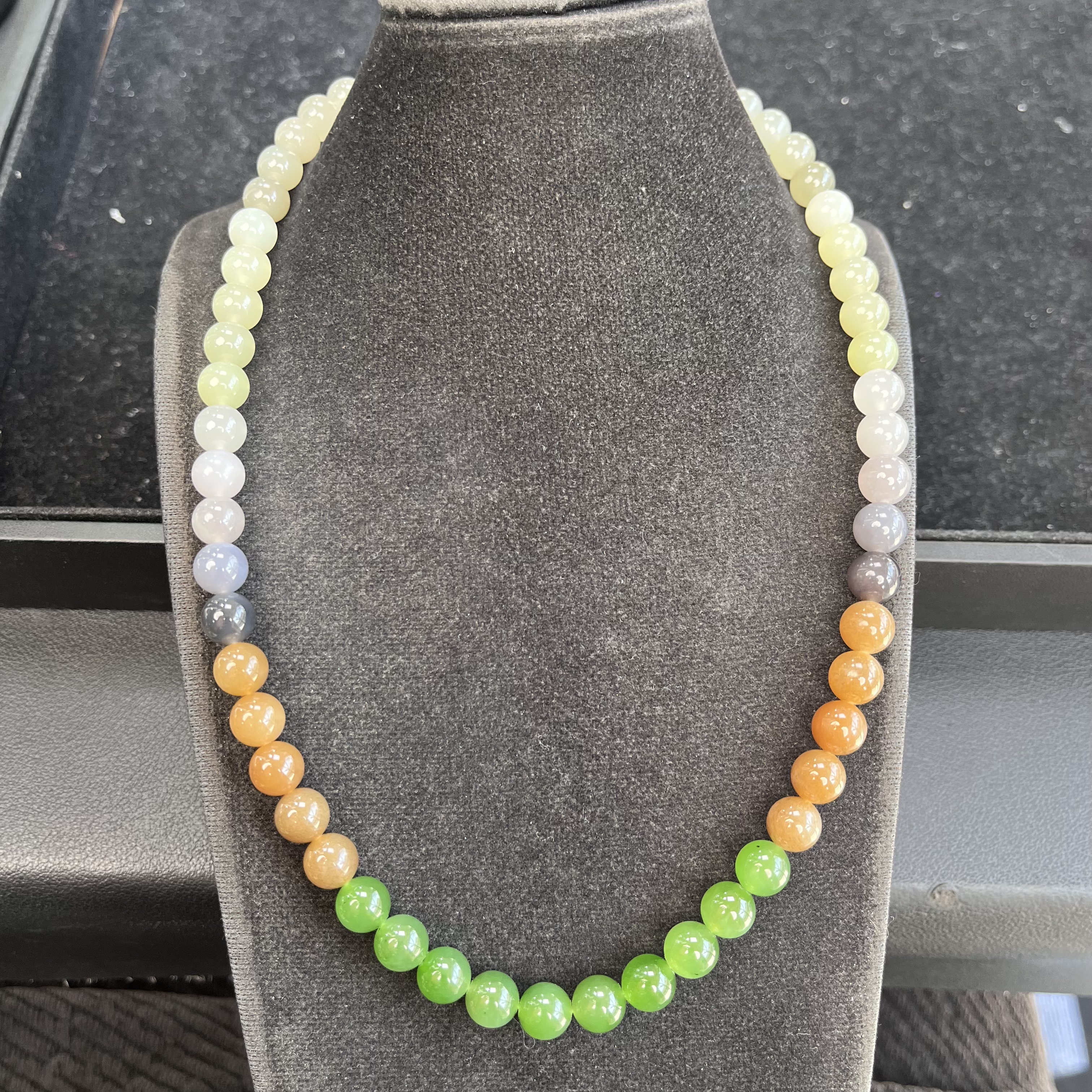 【源石珠宝】和田玉多宝卡8左右妈妈链多样性发一