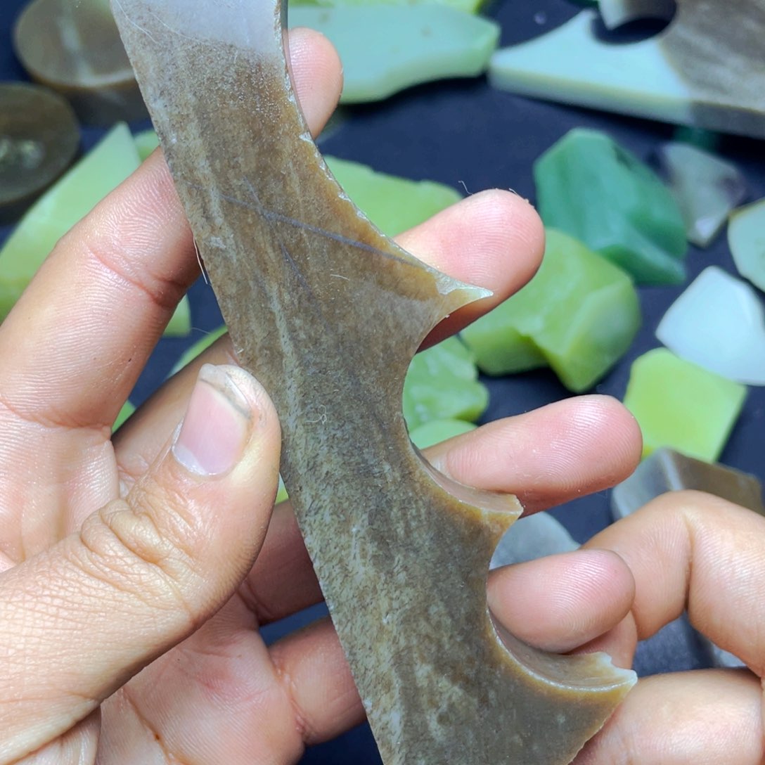 和田玉珠宝半成品未镶嵌