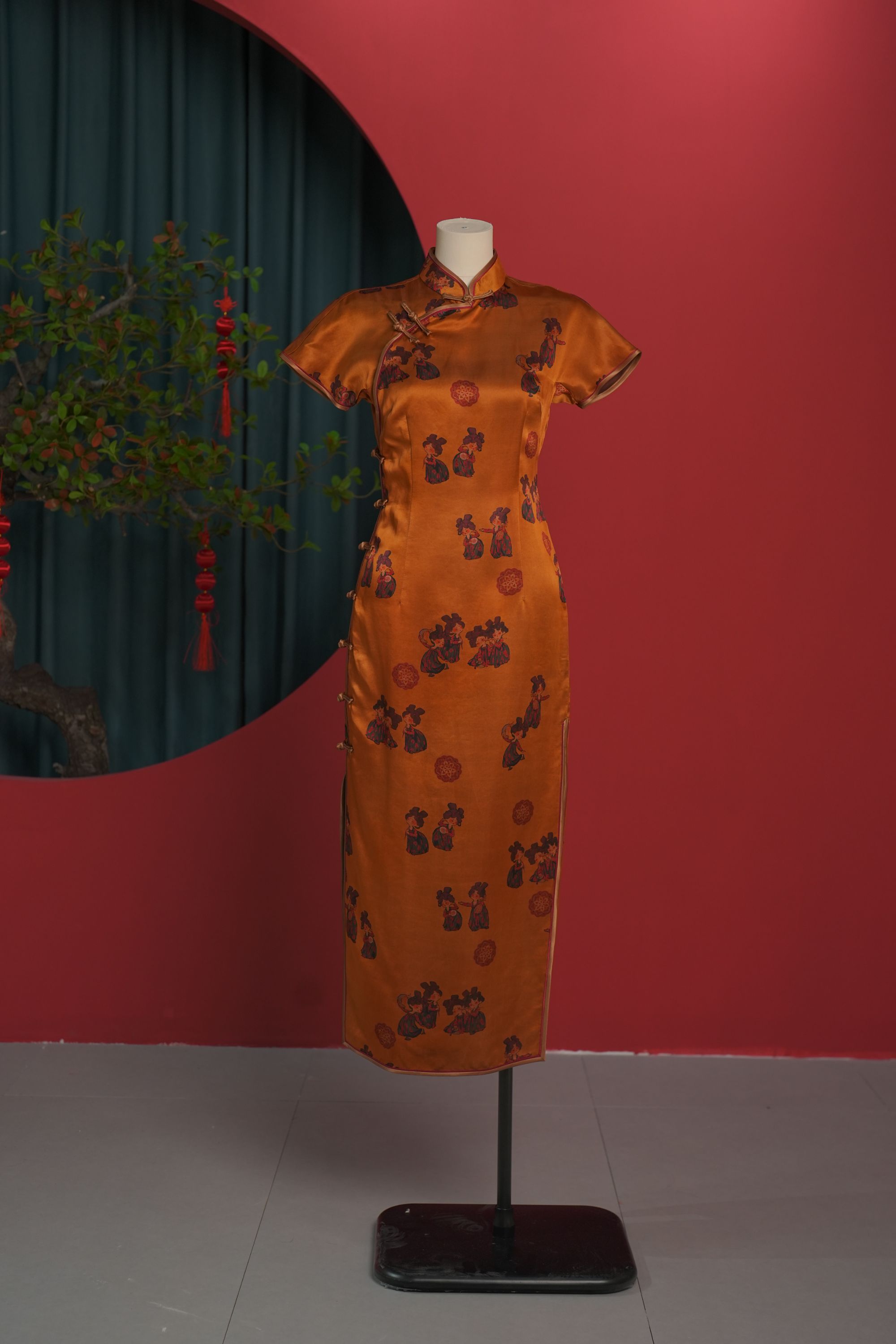 （小唐人）日常气质修身旗袍